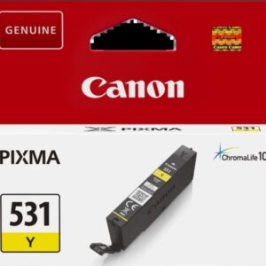 canon cli531 amarillo cartucho de tinta original 6121c001/cli531y