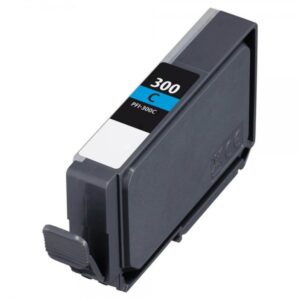 canon pfi300 cyan cartucho de tinta pigmentada generico reemplaza 4194c001/pfi300c