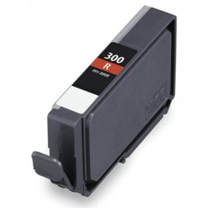 canon pfi300 rojo cartucho de tinta pigmentada generico reemplaza 4199c001/pfi300r