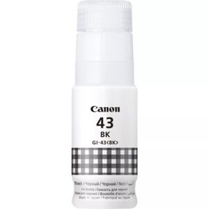 canon gi43 negro botella de tinta original gi43bk/4698c001