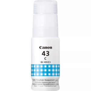 canon gi43 cyan botella de tinta original gi43c/4672c001
