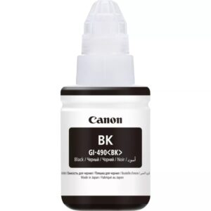 canon gi490 negro botella de tinta original gi490bk/0663c001