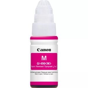 canon gi490 magenta botella de tinta original gi490m/0665c001
