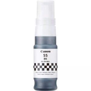 canon gi55 negro botella de tinta original gi55bk/6292c001
