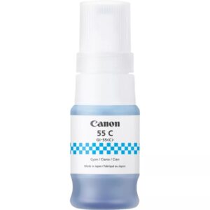canon gi55 cyan botella de tinta original gi55c/6289c001