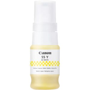 canon gi55 amarillo botella de tinta original gi55y/6291c001