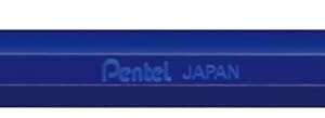 pentel mattehop boligrafo de bola punta 1mm trazo 0.5mm tinta de gel opaca fabricado con 55% de materiales reciclados color azul