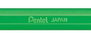 pentel mattehop boligrafo de bola punta 1mm trazo 0.5mm tinta de gel opaca fabricado con 55% de materiales reciclados color verde