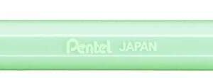 pentel hybrid milky boligrafo de bola punta fina 0.8mm trazo 0.4mm tinta de gel opaca color verde pastel
