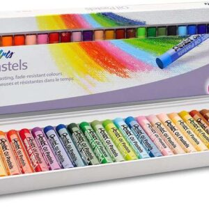 pentel oil pastels pack de 25 pasteles oleo blandos, cremosos y de secado lento colores surtidos