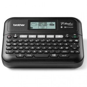 brother p touch d460bt rotuladora electronica pantalla lcd ancho max. de cinta 18mm bluetooth, usb color negro