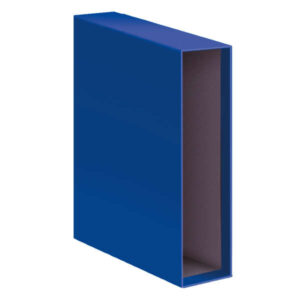 dohe archicolor funda para archivador de palanca formato folio carton forrado color azul