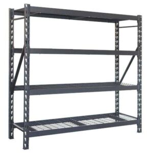 blim estanteria metalica ajustable dimensiones 195x183x61mm soporte 700kg por balda facil montaje recubrimiento polvo negro color negro