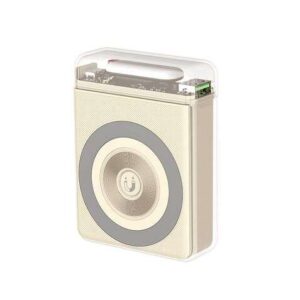 xo powerbank 10000mah salidas tipo c 20w, usb 22.5w, carga inalambrica 15w entradas tipo c 18w facil de transportar carga rapida resistente estabilidad y proteccion color beige