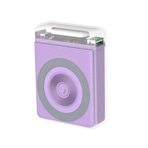 xo powerbank 10000mah salidas tipo c 20w, usb 22.5w, carga inalambrica 15w entradas tipo c 18w facil de transportar carga rapida resistente estabilidad y proteccion color morado