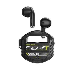 xo auriculares bluetooth 5.3 hasta 4 horas de musica bateria auricular 30mah bateria caja de carga 300mah color negro