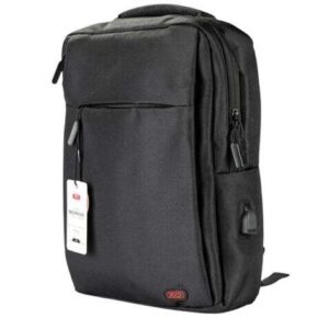 xo mochila para portatil hasta 15.6" impermeable y resistente carga rapida usb diseño ergonomico color negro