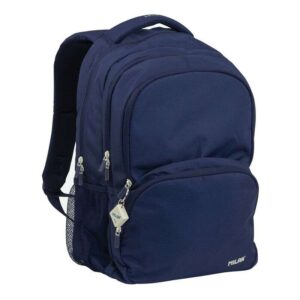 milan serie 1918 mochila escolar 25l 3 bolsillos delanteros + 2 bolsillos laterales asas regulables y acolchadas tamaño 46,5x30x17cm color azul oscuro