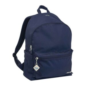 milan serie 1918 mochila urbana 22l bolsillo delantero + 2 bolsillos laterales asas regulables y acolchadas tamaño 41x30x18cm color azul oscuro