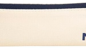 milan serie 1918 estuche mini redondo tejido resistente a las roturas y rasgaduras medidas 20,5x4,5x5cm color beige