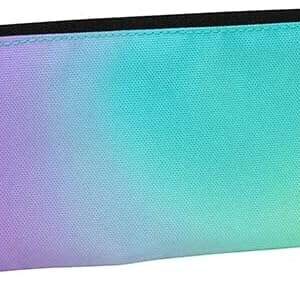 milan sunset estuche pequeño plano rectangular tejido resistente a las roturas y rasgaduras medidas 23x9x1.3cm color turquesa