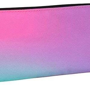 milan sunset estuche pequeño plano rectangular tejido resistente a las roturas y rasgaduras medidas 23x9x1.3cm color rosa