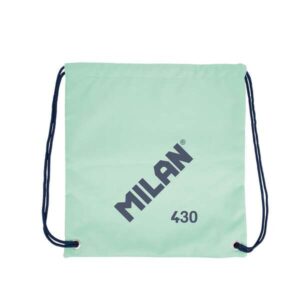 milan serie 1918 bolsa/mochila de tiras grande tejido 'ripstop' ligero y resistente medidas 34x42x0.7cm color verde