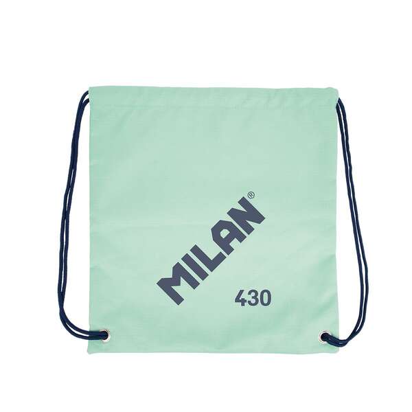 milan serie 1918 bolsa/mochila de tiras grande tejido 'ripstop' ligero y resistente medidas 34x42x0.7cm color verde