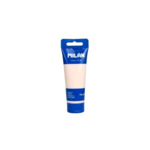 milan tubo de pintura acrilica 75ml pigmentos de alta calidad mezclable color rosa palido