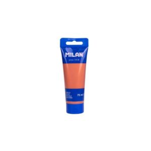 milan tubo de pintura acrilica 75ml pigmentos de alta calidad mezclable color cobre
