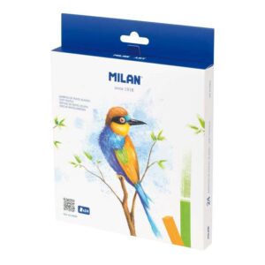 milan art pack de 24 pasteles blandos colores intensos y brillantes resistentes a la luz mezclables colores surtidos