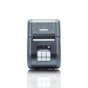 brother rj 2150 impresora termica portatil de etiquetas wifi, bluetooth mfi y usb resolucion 203ppp velocidad 152mms color negro