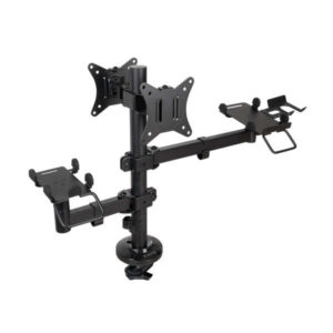 tooq soporte de mesa para tpv/impresora/pantallas/terminal/lector color negro