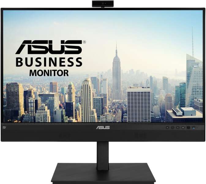 asus monitor 23.8" led ips fullhd 1080p respuesta 5ms ajustable en altura, giratorio e inclinable webcam, altavoces incorporados angulo de vision 178º 16:9 usb a, usb c, hdmi, displayport hub 4xusb 3.2 gen1 vesa 100x100mm