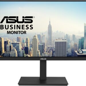 asus monitor 23.8" led ips fullhd 1080p 75hz respuesta 5ms ajustable en altura, giratorio e inclinable altavoces incorporados angulo de vision 178º 16:9 usb a, 3xusb3.2 usb c 65w, hdmi, displayport, rj45 vesa 100x100mm