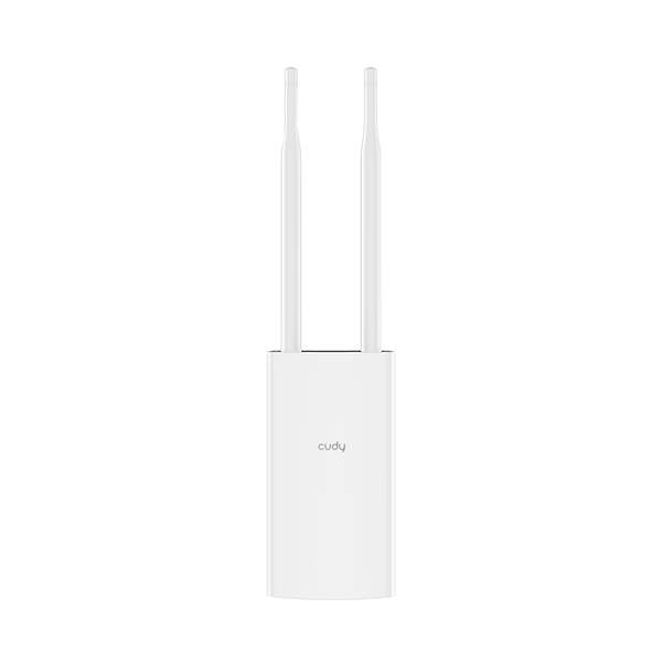 cudy ap1200 outdoor punto de acceso inalambrico ac1200 para exteriores 2 puertos fast ethernet velocidad wi fi de 2,4 ghz, 300 mbps+5 ghz, 867 mbps proteccion ip66
