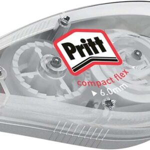 pritt compact flex cinta correctora 6mmx10m punta flexible correcion suave y limpia correccion en 2 sentidos capuchon protector