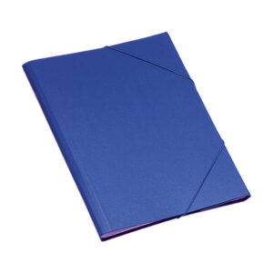 dohe carpeta clasificadora 12 departamentos formato folio carton plastificado cierre con gomas color azul