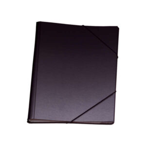 dohe carpeta clasificadora 12 departamentos formato folio carton plastificado cierre con gomas color negro