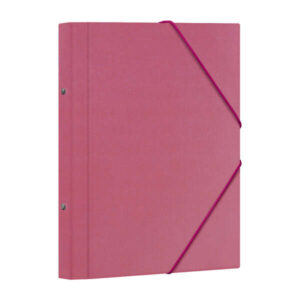 dohe carpeta clasificadora 12 departamentos formato folio carton plastificado cierre con gomas color rosa