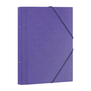 dohe carpeta clasificadora 12 departamentos formato folio carton plastificado cierre con gomas color morado