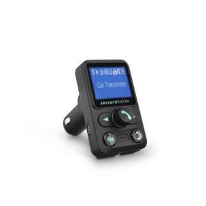 energy sistem transmisor de coche fm xtra lcd 1 4" bluetooth microsd usb mp3 asistente de voz color negro