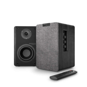 energy sistem studio monitor 4 hi fi altavoces activos de estanteria entrada doble rca color negro