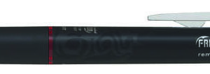 pilot frixion point clicker 0.5 boligrafo retractil de tinta termosensible borrable punta fina 0.5mm trazo 0.25mm grip de agarre color rojo