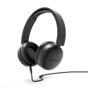 energy sistem auriculares de diadema plastico 100% reciclado cable extraible microfono asistente de voz color negro