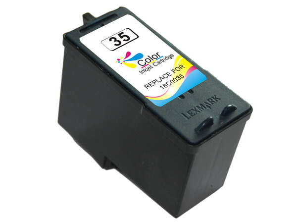 lexmark 35 color cartucho de tinta generico reemplaza 18c0035e
