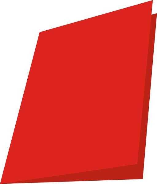 mariola pack de 50 subcarpetas de cartulina 180gr formato folio ranura para fastener color rojo