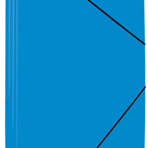 mariola carpeta de polipropileno con solapas 450 micras formato folio medidas 34x25cm cierre con goma elastica color azul
