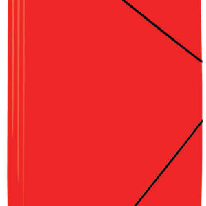 mariola carpeta de polipropileno con solapas 450 micras formato folio medidas 34x25cm cierre con goma elastica color rojo