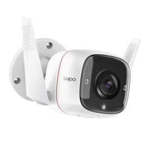 tp link tapo tc65 camara de seguridad wifi 2k+3mp exterior vision nocturna deteccion de movimiento alarma de luz y sonido audio bidireccional